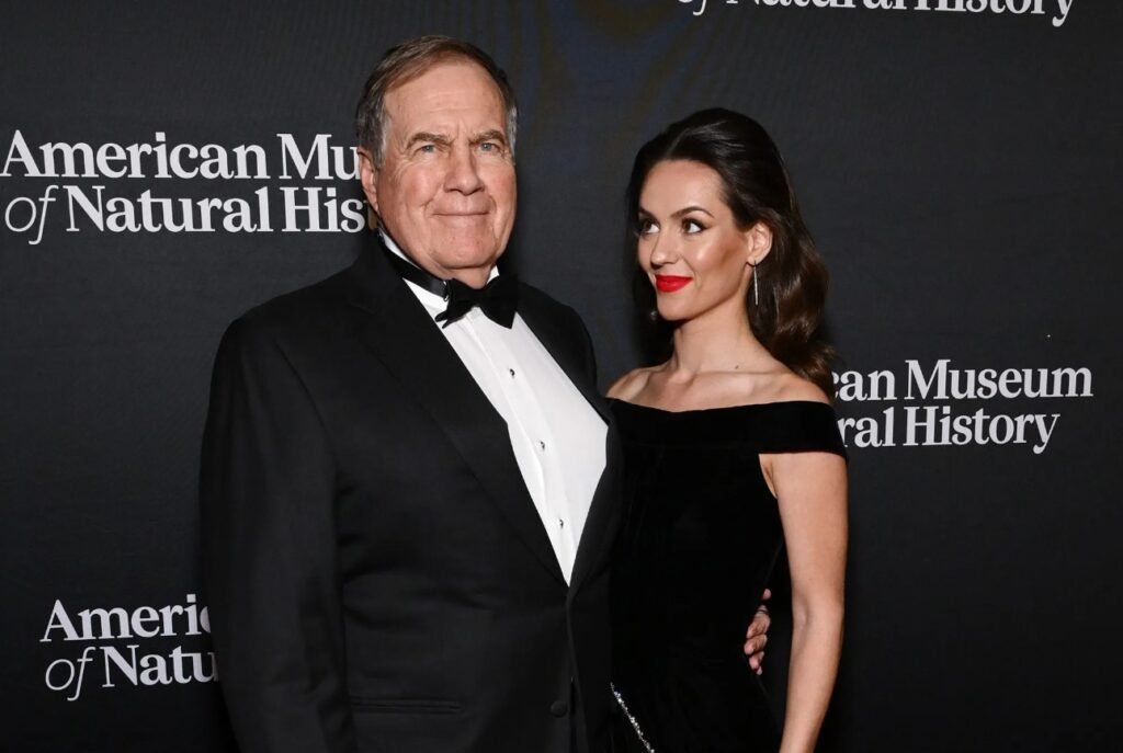 Jordon Hudson and Bill Belichick